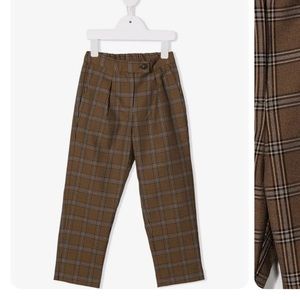 Bonpoint girl pants size 6 brand new - plaid , trousers , pants